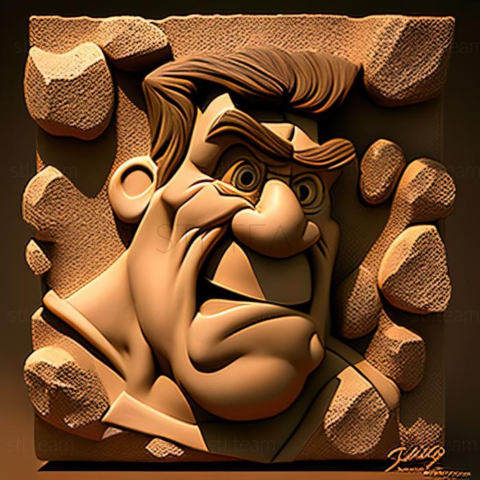 3D model st Frederick Fred Flintstone (STL)
